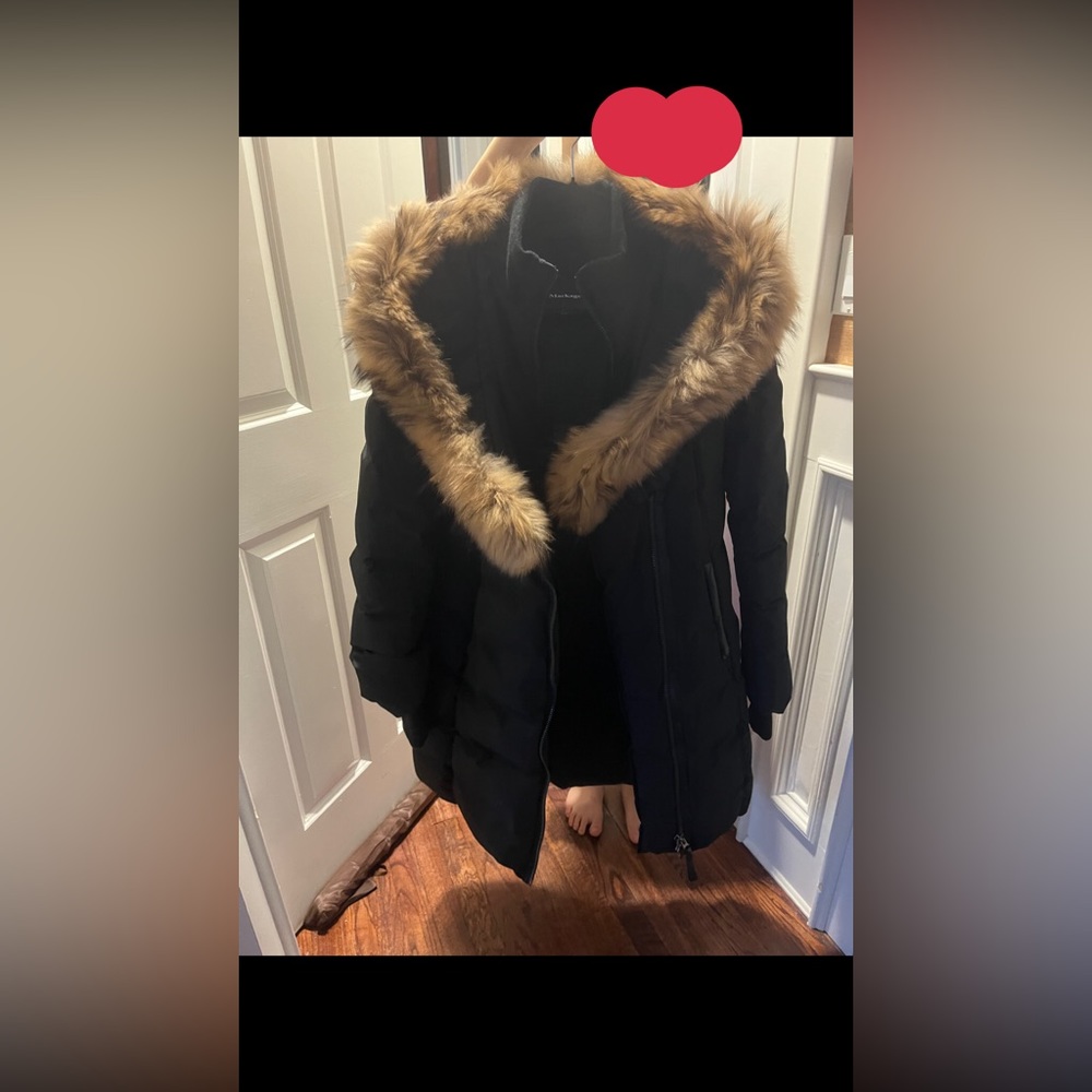 Mackage Adali Women’s Hooded Shearling Down Coat XL